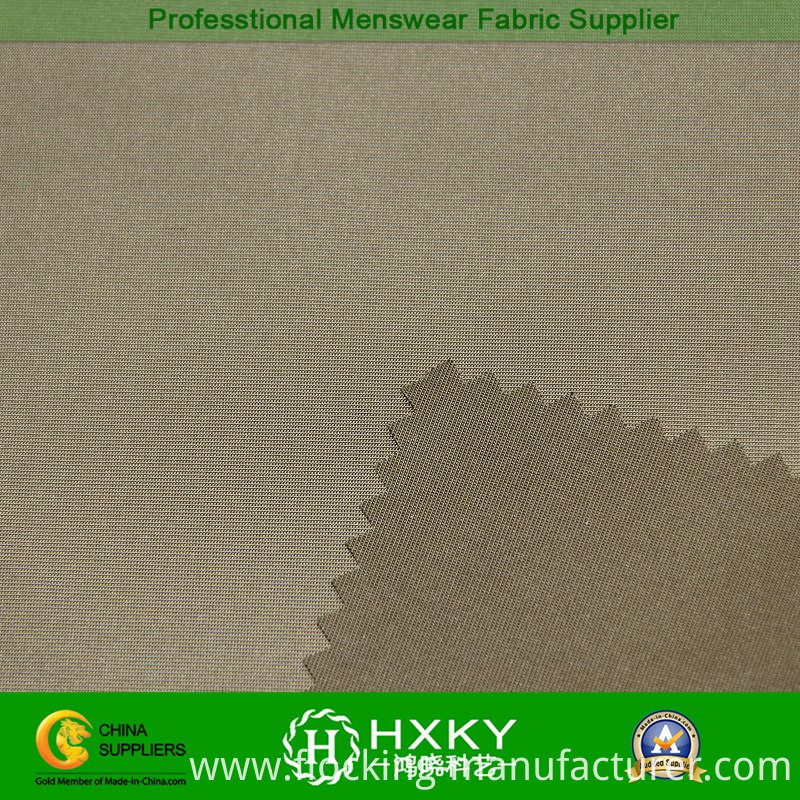 Fil-a-Fil Semi Memory Polyester Fabric for Men's Overcoat